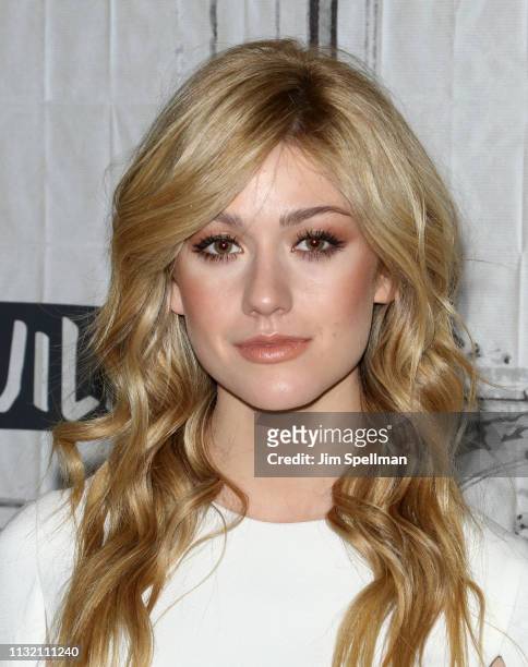 Actress Katherine McNamara attends the Build Series to discuss "Shadowhunters" at Build Studio on February 25, 2019 in New York City.
