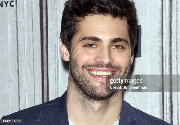 Actor Matthew Daddario attends the Build Series to discuss "Shadowhunters" at Build Studio on February 25, 2019 in New York City.