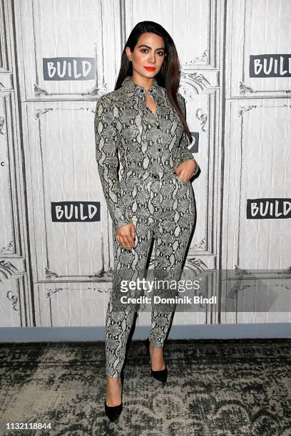 Emeraude Tobia attends Build Series to discuss 'Shadowhunters' at Build Studio on February 25, 2019 in New York City.
