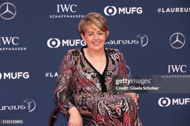 Laureus Academy Member Tanni Grey-Thompson during the Laureus World Sports Awards 2019 at Monte Carlo Sporting Club on February 18, 2019 in Monte...