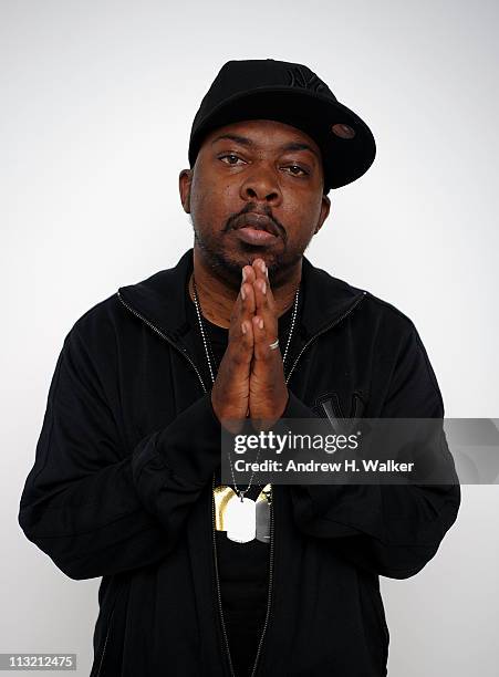 Recording artist Phife Dawg of A Tribe Called Quest visits the Tribeca Film Festival 2011 portrait studio on April 27, 2011 in New York City.