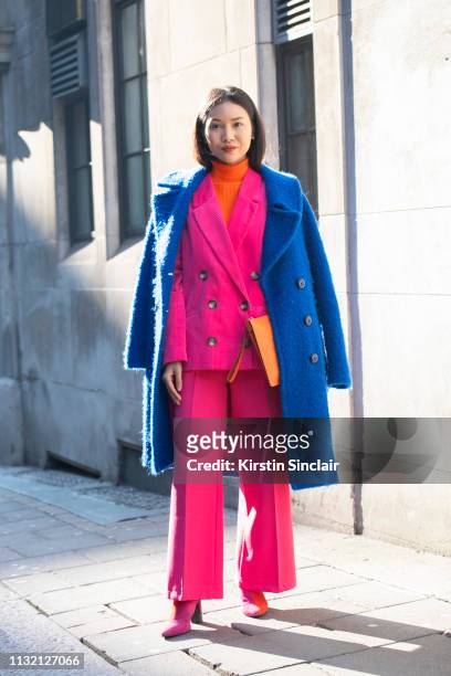 Founder and creative director of Sodium Magazine Pear Chimma wears a Zara Blazer, Marni jumper, Damsel in a Dress Coat, Dunhill bag, Trousers from...