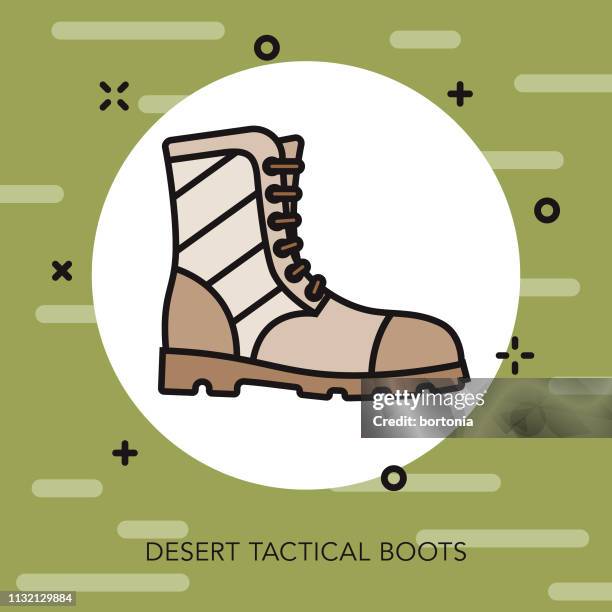 tactical boots military icon - special forces stock illustrations