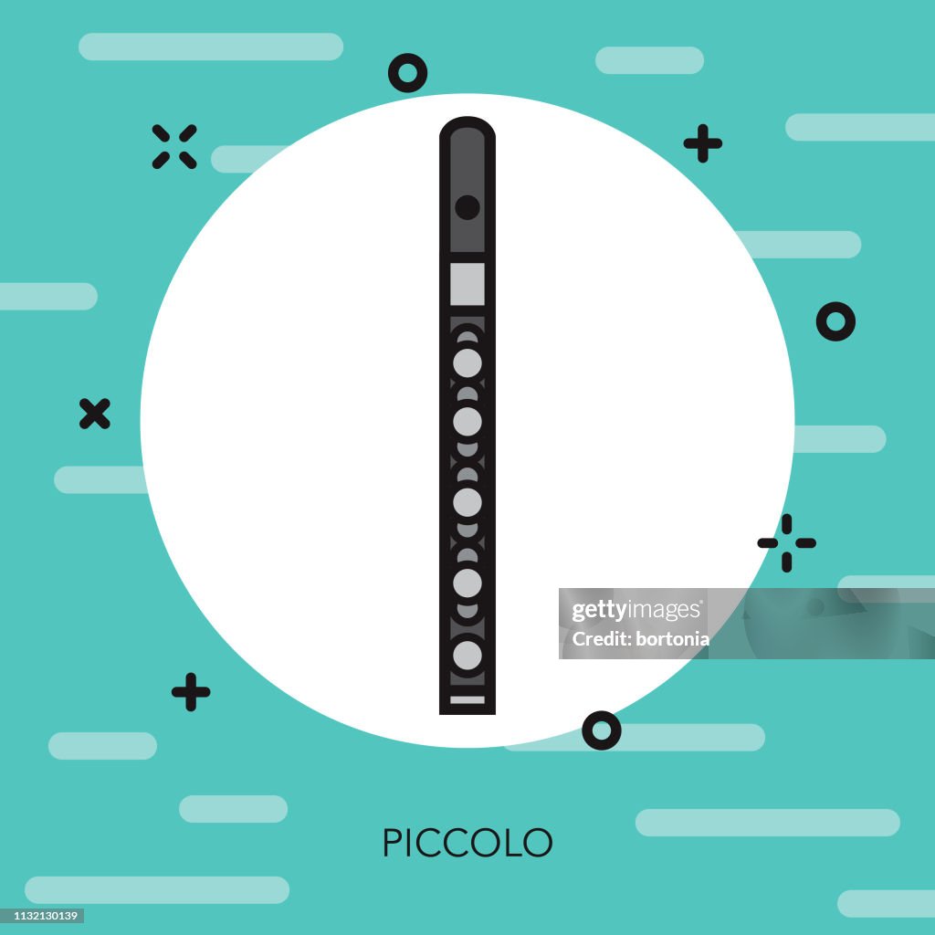 Piccolo Musical Instrument Icon