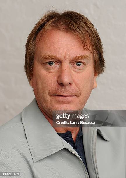 Mika Kaurismaki visits the Tribeca Film Festival 2011 portrait studio on April 27, 2011 in New York City.