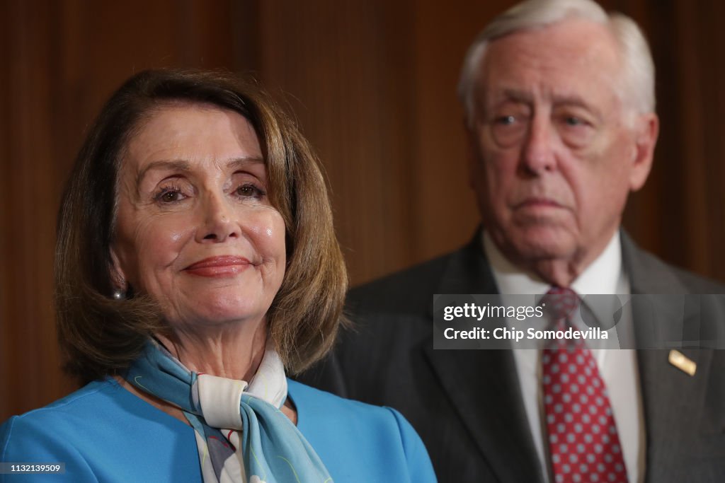 Speaker Nancy Pelosi Holds News Conference On Resolution To Terminate President Trump's Emergency Declaration