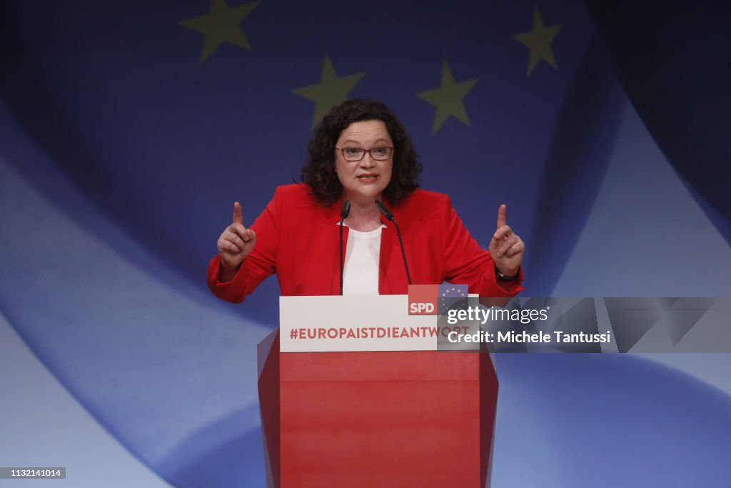 Social Democrats Hold Congress Ahead Of European Elections