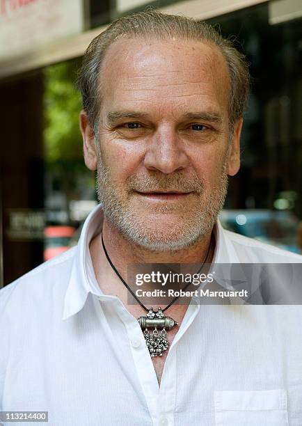 Lluis Homar attends a photocall for his latest film 'No Tengas Miedo' at the Renoir Floridablanca on April 27, 2011 in Barcelona, Spain.