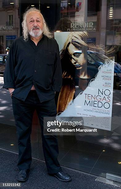 Director Montxo Armendariz attends a photocall for his latest film 'No Tengas Miedo' at the Renoir Floridablanca on April 27, 2011 in Barcelona,...