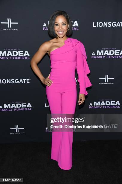 Smith attends a screening for Tyler Perry's "A Madea Family Funeral at SVA Theater on February 25, 2019 in New York City.