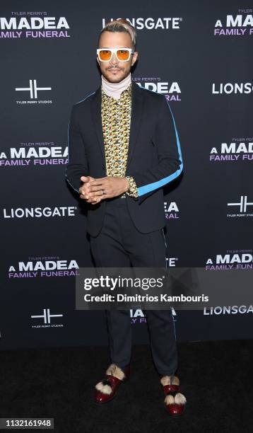 Jay Manuel attends a screening for Tyler Perry's "A Madea Family Funeral at SVA Theater on February 25, 2019 in New York City.