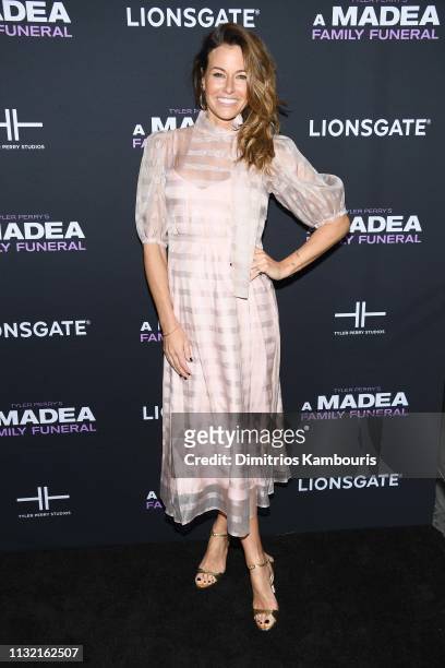 Kelly Bensimon attends a screening for Tyler Perry's "A Madea Family Funeral at SVA Theater on February 25, 2019 in New York City.