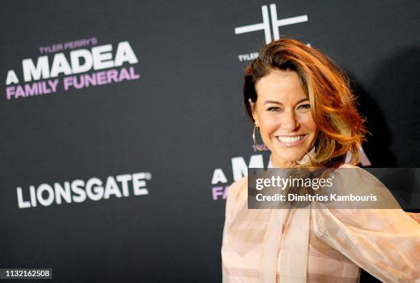 Kelly Bensimon attends a screening for Tyler Perry's "A Madea Family Funeral at SVA Theater on February 25, 2019 in New York City.