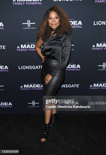 Angela Robinson attends a screening for Tyler Perry's "A Madea Family Funeral at SVA Theater on February 25, 2019 in New York City.