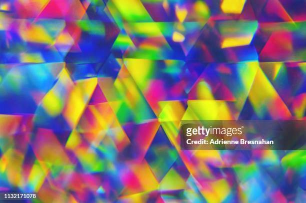 kaleidoscopic pattern of lights - kaléidoscope photos et images de collection