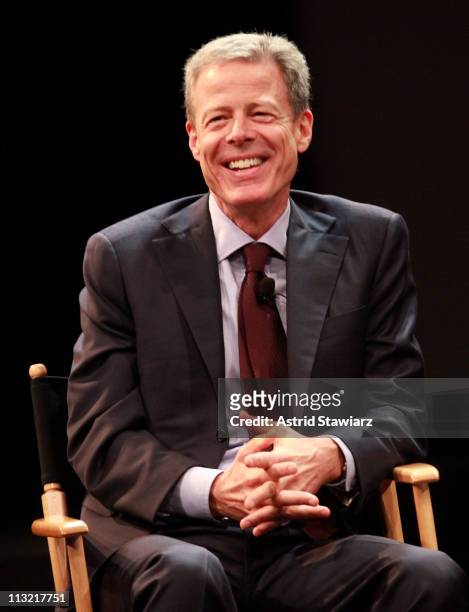 Chairman and CEO of Time Warner Inc. Jeffrey L. Bewkes speaks during Tribeca Talks Industry: The Business Of Entertainment - At The 2011 Tribeca Film...