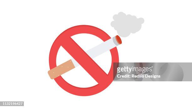 no smoking icon - smoking issues stock illustrations