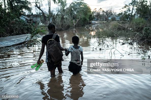 TOPSHOT-MOZAMBIQUE-WEATHER-CYCLONE TOPSHOT-MOZAMBIQUE-WEATHER-CYCLONE