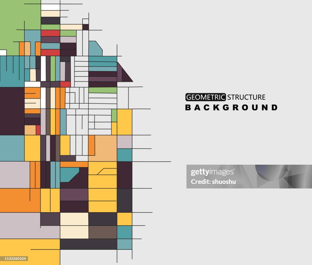 Color Lump Vector Rectangle Geometric Color Lump Background High-Res Vector Graphic ...