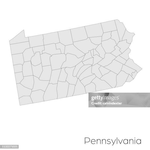 State Counties Map High Res Vector Graphic Getty Images State Counties Map 