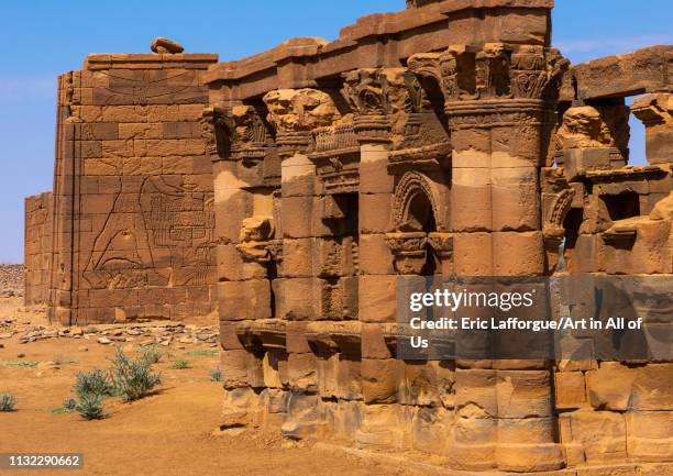 The roman kiosk, Nubia, Naqa, Sudan on December 29, 2018 in Naqa, Sudan.