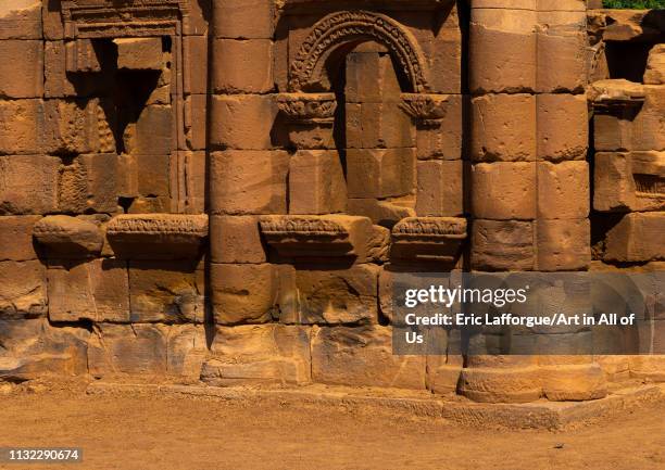 The roman kiosk, Nubia, Naqa, Sudan on December 29, 2018 in Naqa, Sudan.