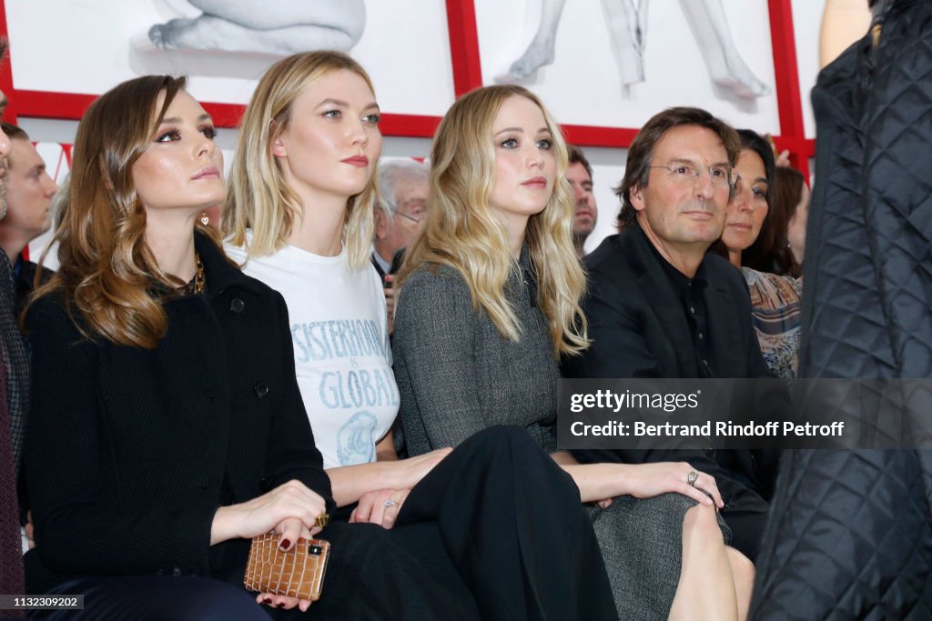 Christian Dior : Front Row - Paris Fashion Week Womenswear Fall/Winter 2019/2020