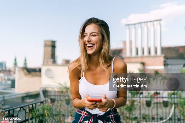 vacation in budapest - beautiful woman in the city imagens e fotografias de stock