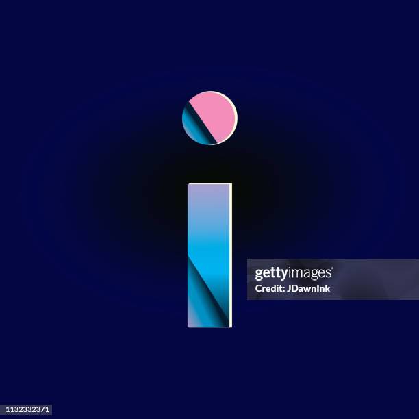 pastel pink and electric blue gradients alphabet lowercase letter - lower case stock illustrations