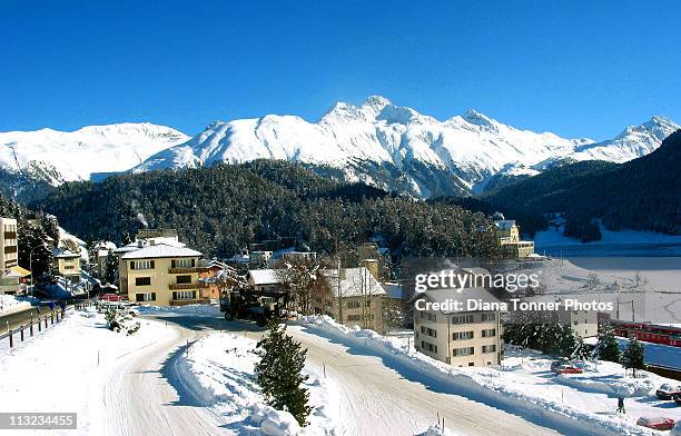 st moritz - st moritz stock pictures, royalty-free photos & images