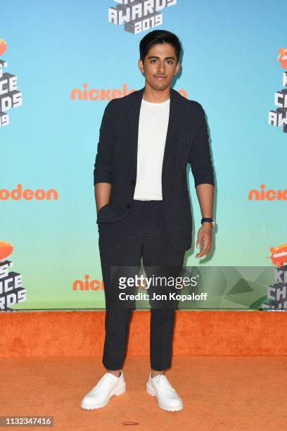 Karan Brar attends Nickelodeon's 2019 Kids' Choice Awards at Galen Center on March 23, 2019 in Los Angeles, California.