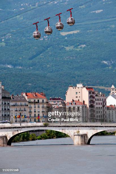 les bulles - grenoble stockfoto's en -beelden