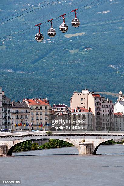les bulles - grenoble stock pictures, royalty-free photos & images