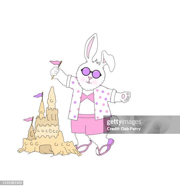 Sand Castle Rabbit Sandcastle Cartoon Photos and Premium High Res Pictures - Getty Images