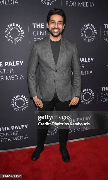 Suraj Sharma attends the "God Friended Me" Screening & Discussion at The Paley Center for Media on February 26, 2019 in New York City.