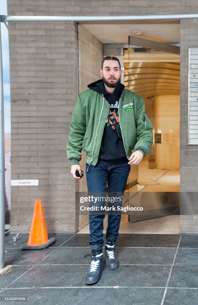 Celebrity Sightings In New York City - February 26, 2019