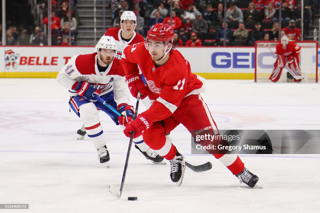 Montreal Canadiens v Detroit Red Wings