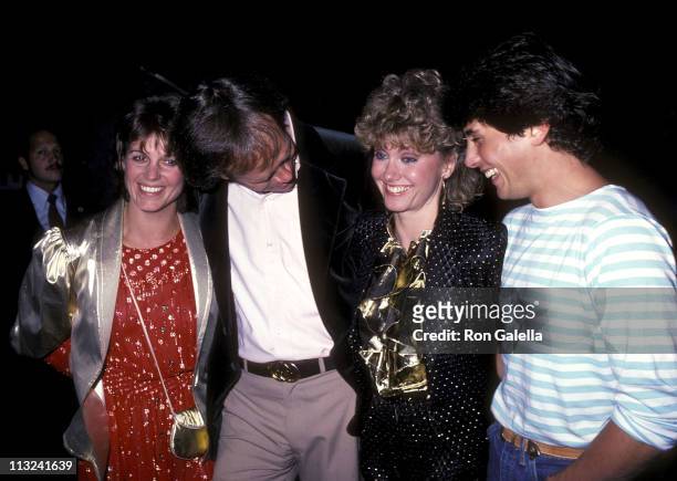 Actress Susan Saint James, NBC executive Dick Ebersol, singer Olivia Newton-John and boyfriend Matt Lattanzi attend the "Saturday Night Live" Season...
