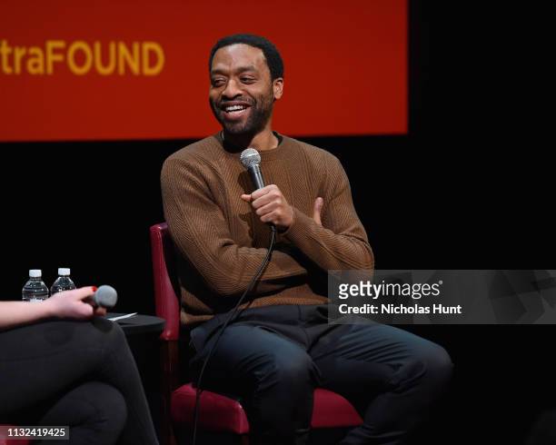 Chiwetel Ejiofor speaks at SAG-AFTRA Foundation Conversations: "The Boy Who Harnessed The Wind" at The Robin Williams Center on February 26, 2019 in...