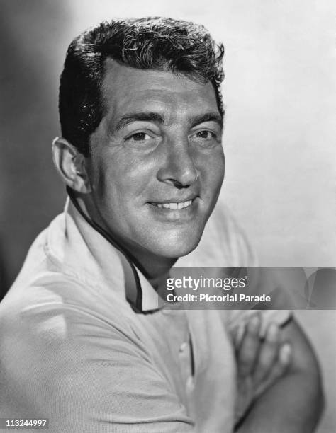 Portrait of actor and singer Dean Martin in the 1950's.
