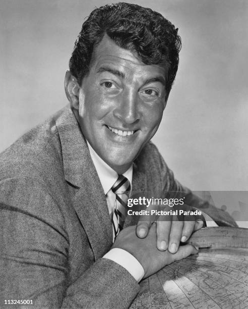 Portrait of actor and singer Dean Martin in the 1950's.