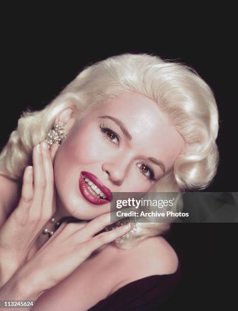 Portrait of American actress Jayne Mansfield in the 1950's.