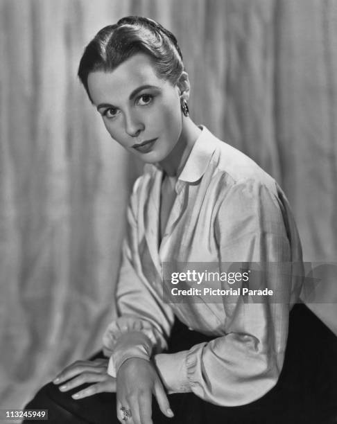 Publicity still of British actress Claire Bloom for the 1953 film 'The Man Between'.