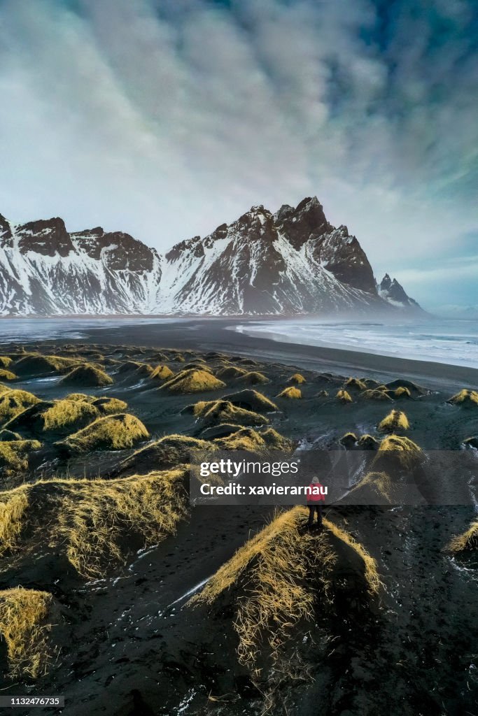 Exploring Stokksnes bay