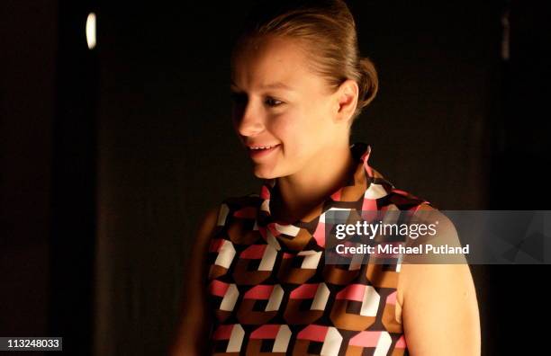 Samantha Morton backstage at the 2003 Venice Film Festival on 2nd September 2003.