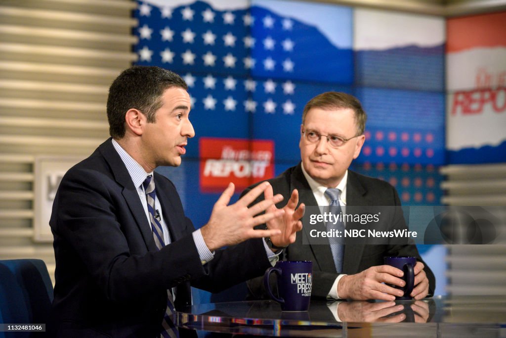 Ari Melber, Host of The Beat with Ari Melber and MSNBC Chief Legal... News Photo Getty Images