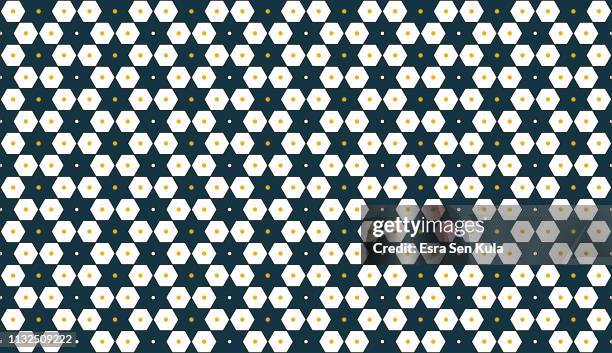 geometric seamless design pattern - islamic texture stock illustrations
