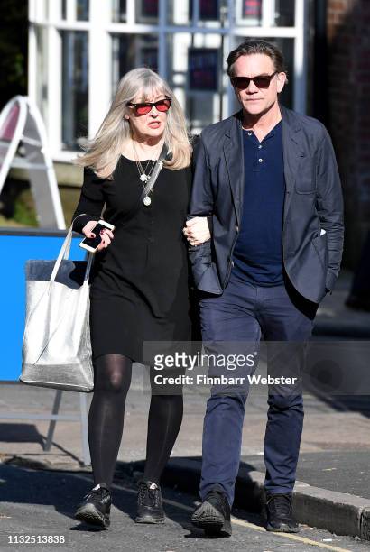John Michie and Carol Fletcher-Michie, parents of Louella Fletcher-Michie on February 27, 2019 in Winchester, England. Ceon Broughton is on trial for...