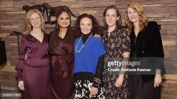 Hosts CEO of the Academy of Motion Picture Arts and Sciences Dawn Hudson, Ava DuVernay, Diane von Furstenberg, Producer Emma Thomas and Laura Dern...