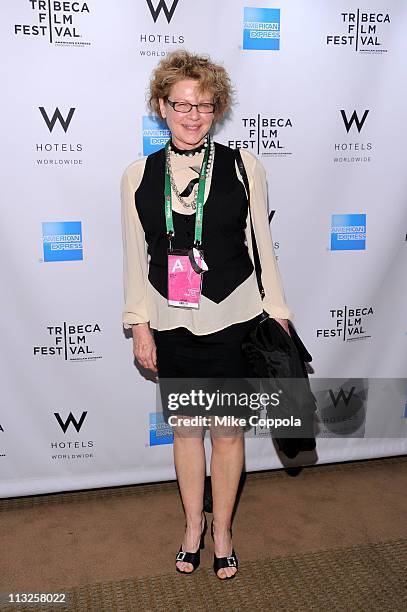 Actress Dianne Wiest attends the Tribeca Film Festival Awards hosted by the W Hotel Union Square at The W Hotel Union Square on April 28, 2011 in New...